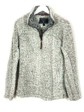 True Grit Frosty Tipped 1/4 Zip Pullover